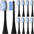 Compatible for Spotlight Oral Care Electric Toothbrush Replacement Brush Headsfor Sonic Toothbrus(Black)