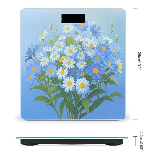 Do Not Forget Me Scale for Body Weight Accurate Digital Bathroom Scale Toughened Glass High Precision Scales Smart Weight Scales with Large LCD Backlight Display Weighing Machine