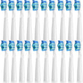 20Pcs Electric Toothbrush Replacement Heads Compatible for SEAGO SG910/507/958/515/949/575/551(White-20pcs)