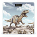 Dinosaur Walking Dinosaur Walking Scale for Body Weight Precision Bathroom Weighing Scales with Back Lit LCD Display Sturdy Tempered Glass Body Weight Scales Digital Bathroom Scale 400lb