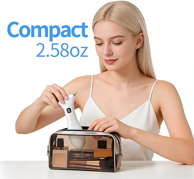 THOUSAND SUNNY TMJ Jaw Massager Pen 3-in-1 Rechargeable Jaw Relief Tool with Dual Heads Heat and Vibration Face Massager for Daily Jawline and Muscle Relaxation