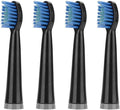 Compatible for AUX A11 Electric Toothbrush Replacement Heads Soft Brush Bristles Nozzles(4PCS Black)