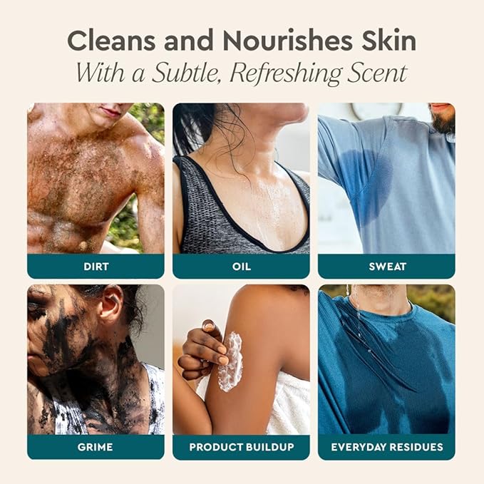 Puracy Body Wash Natural Body Wash 98.6% Pure Plant Ingredients Moisturizing Shower Gel for Women Men Kids Body Soap for Dry Sensitive Skin. Citrus &amp Sea Salt 48 Oz Pack of 2 and12 Oz
