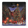 Christmas Cheer Scale for Body Weight Safe Rounded Corners Tempered Glass Digital Bathroom Scale LED Display 400lb Capacity Weight Scales with High Precision Sensors