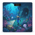 Deep Sea World Weight Scale Large Digital Bathroom Scales with Bright LED Display Non Slip Digital Scale and Step On Fashion Weighing Machine for Body