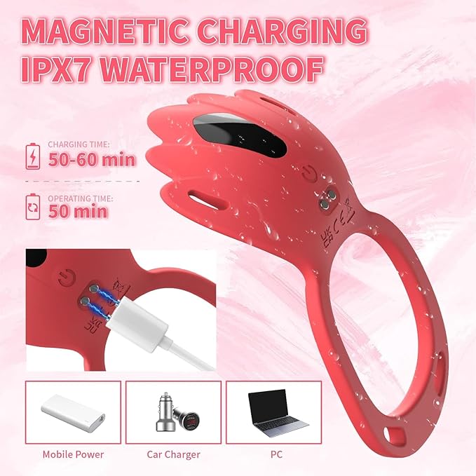 Portable Vibrating Massager -Clitioral Sucker Remote Control Relaxes Muscles 9 Modes Viboators Toy Couples APP- for Body and Back Foot Silent Personal for Sports Massage Adult Tools Relaxation ALB43