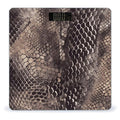 Classic Snake Skin Smart Scale for Body Weight Accurate Bathroom Scale with LED Display Digital Weight Scales Weighing Machine High Precision Scales for Bath Home