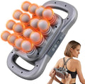 16 Head Massage Gun for Athletes Deep Tissue Percussion Massager with 9 Modes &amp Levels - Portable Muscle Pain Relief for Back Neck Shoulders Legs &amp Full Body