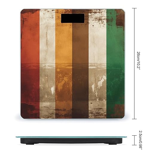 Different Colored Bars Scale for Body Weight Accurate Digital Bathroom Scale Toughened Glass High Precision Scales Smart Weight Scales with Large LCD Backlight Display Weighing Machine