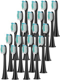 3Models Electric Toothbrush Head Compatible for with HX3/HX6/HX9 Series Models(20pcs Black)