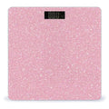 Men's Smart Scale for Body Weight Digital Bathroom Weighing Scale Automatic Switch Energy Saving Scale Pink Glitter Texture