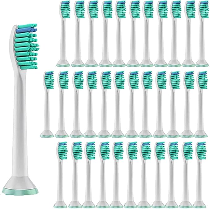 16/36Replacement Toothbrush Heads Compatible for Philips Electric Brush Head 1100 2100 4100 4300 5100 5300 6100 6500(36pcs)