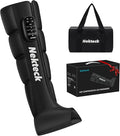 Nekteck Full Leg Compression Massager for Pain and Circulation Portable Compression Boots for Athletes with 6 Modes &amp 4 Intensities Gifts for Mom Dad Men Women (Single Unit)-Small