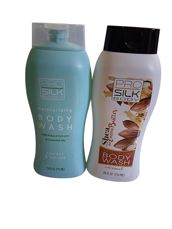 2PRO SILK BODY Moisturizing Body Wash – Cypress &amp Berries &amp Shea and cocoa Butter (24 FL OZ / 710 mL)