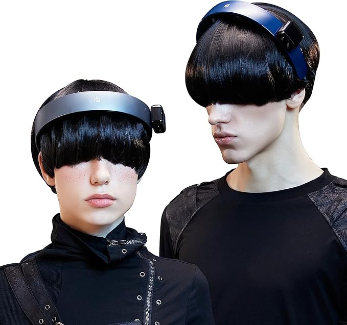 Master Massage H1 Fashion Hairband Head Massager - Slim &amp Lightweight 11 Vibrating Heads 5 Modes 3 Intensities from Gentle Fingers to Acupressure (Deluxe Misty Gray)