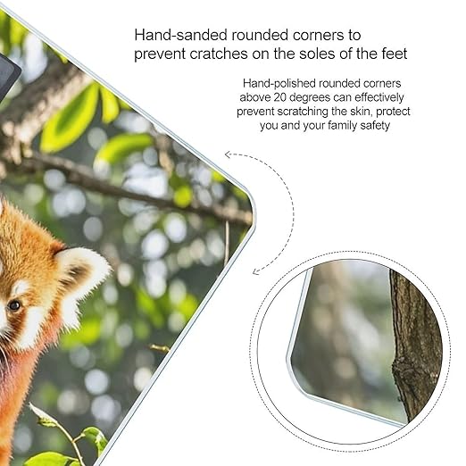 Red Pandas Scale for Body Weight Highly Accurate Digital Bathroom Body Scale Digital Bathroom Scales for People Anti-Slip Large LCD Display Smart Scales