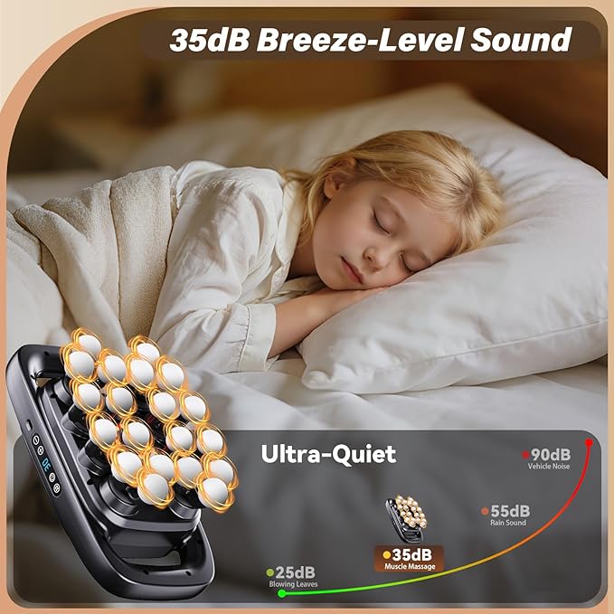 20-Head Massage Gun2026 Upgrade Deep Tissue Percussion Massager with 3 Modes 30 Intensities Quiet Muscle Tension Release Electric Massage Tools for Back Shoulders Legs