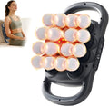 16-Head Massage Gun Set Deep Tissue Percussion Massager Electric Muscle Massager with 9 Adjustable Speeds Portable for Home Gym Office Travel (Black 16-Head)