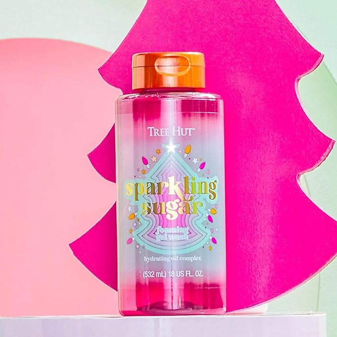 Tree Hut Sparkling Sugar Nourishing &amp Moisturizing Foaming Gel Wash 18 oz.