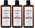 Cremo Body Wash Bourbon &amp Oak 16 Ounce (Pack of 3)