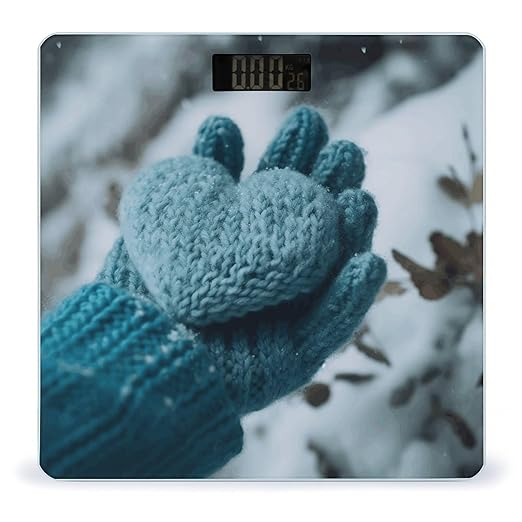 Holding A Heart Scale for Body Weight Digital Bathroom Scale Accurate Smart Weight Scales with Large Display Weighing Machine High Precision Scales