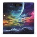 Rainbow Sky and Moon Bathroom ScaleHighly Accurate Digital Weighing Machine for People Bright LED Display Weight Scale for The Aldult Home Use