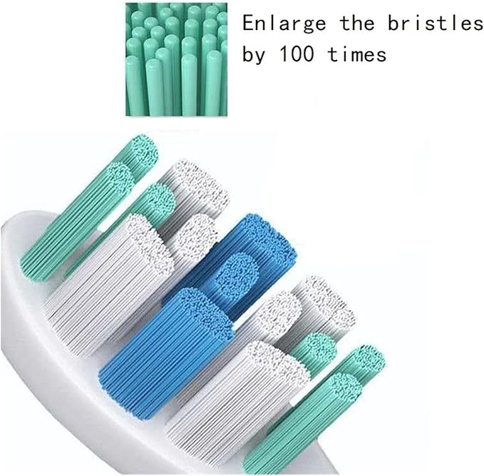 8 Pcs/Pack Replacement Brush Heads Compatible for Toothbrush Head Clean Type/Soft Bristle Oral Care(Soft Bristle White)