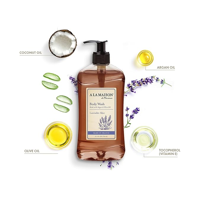 A LA MAISON Lavender Aloe Body Wash 25.36 Fl Oz 2 Pack