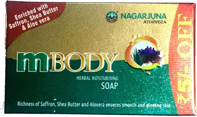 Nagarjuna mBODY Soap (75 g) (Pack of 6)