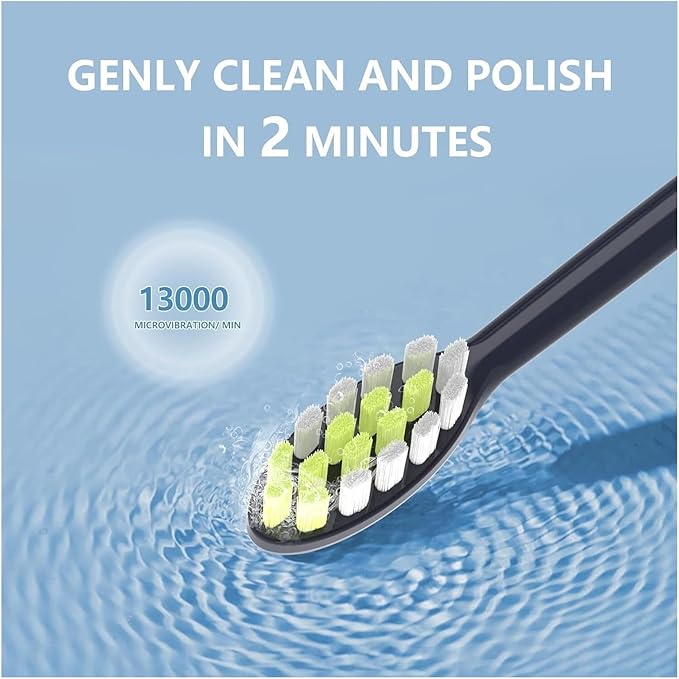 Replacement Toothbrush HeadsCompatibility for Ph One Care Head HY1100 HY1200 BH1022(8pcs Blue)