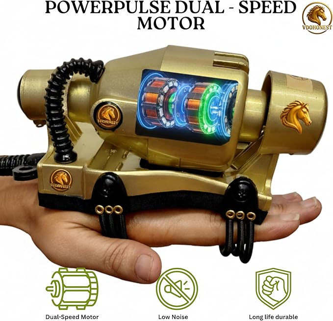 Powerful Double Speed Floating Action for Full Body Massager Corded Electric Powered Barber Massager Gold