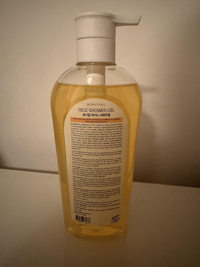 BONNYHILL Rice Shower Oil 16.9 fl oz