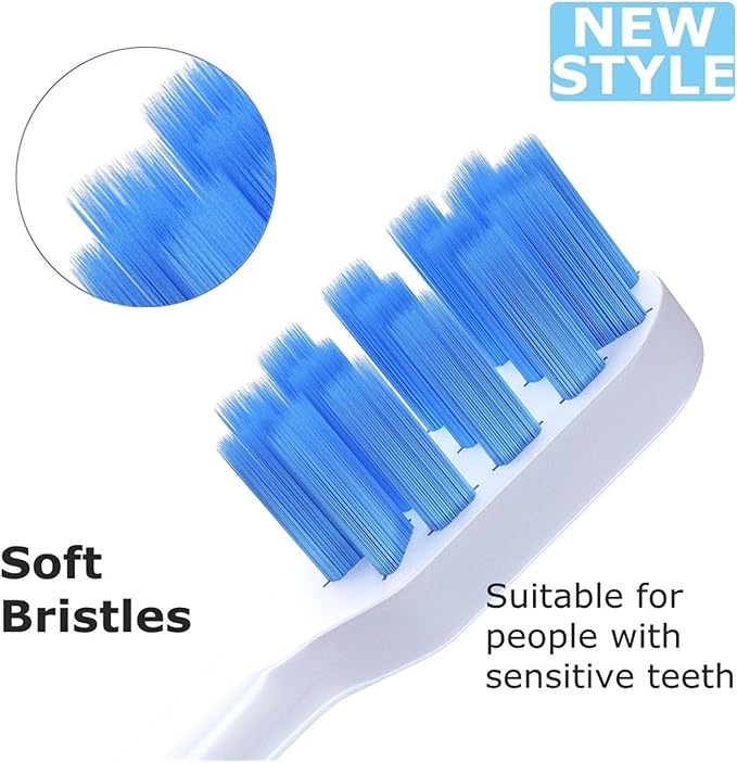 8/10 PCS Replacement Toothbrush HeadsCompatible for Xiaomi T300 T500 Sonic Electric Teeth Brush Soft Teethbrush Nozzles(10 Pink)