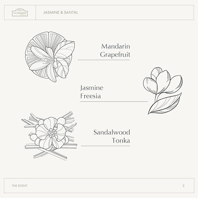 A LA MAISON Cleansing Shower Oil – Jasmine &amp Santal