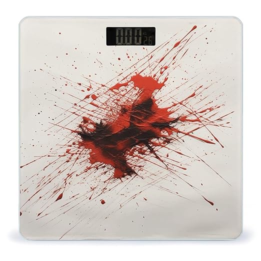 Red Pen Lines Scale for Body Weight Digital Bathroom Scale Accurate Smart Weight Scales with Large Display Weighing Machine High Precision Scales