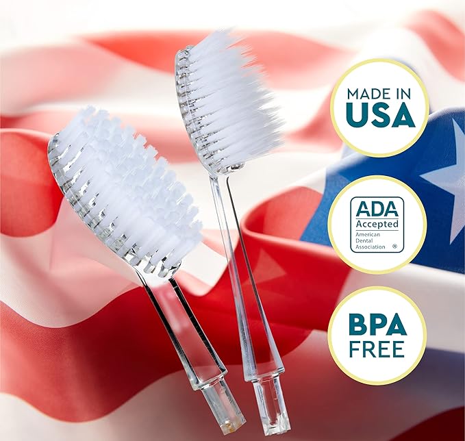 RADIUS Toothbrush Replacement Brush Heads 2-Count Improve Gum Health &amp Reduce Gum Issues - Super Soft - Pack of 6
