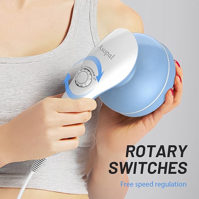 Cellulite Massager Hand Held Deep Tissue Massager for Muscles Back Shoulder Neck Leg CalfFoot Electric Percussion Body Massage Machine