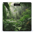 Tropical Rainforest Scale for Body Weight Highly Accurate Digital Bathroom Scale Sturdy Tempered Glass Weighing Scales with LCD Display Fashion Body Fat Smart Scales 400lb