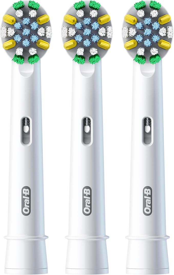 Oral-B Floss Action Replacement Electric Toothbrush Heads - 3ct