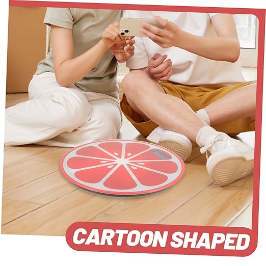 Watermelon Electronic Scale Compact Digital Weight Scale for Home Bathroom Non-Slip Tempered Platform Portable Easy to Use