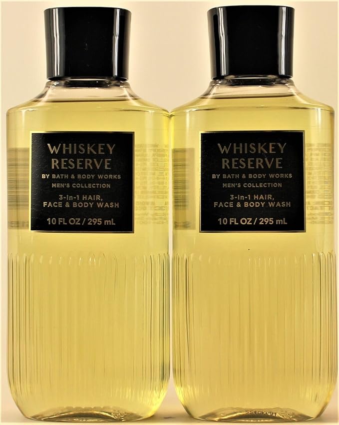 Generic 2 Pack bath body works SHOWER GEL WASH ALOE VITAMIN E 10 OZ (Whiskey Reserve)