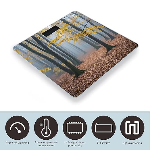 Mist Pervades Scale for Body Weight Smart Scales Digital Bathroom Scale High Precision Weighing Scales with Large Display Weighing Machine for People