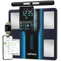 LOFTILLA Smart Scale for Body Weight 8-Electrode Bluetooth Bathroom Scale with BMI Body Fat Muscle Mass 50+ Full Body Composition Metrics High Accurate Scales with 5.4 Large LED Display