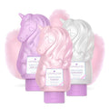 Glimmer Wish Premium Unicorn Shampoo + Conditioner + Body Wash Vanilla Cotton Candy Scent Dermatologist Tested Sulfate &amp Sulfite Free Paraben Free PEG &amp EDTA Free 100% Vegan Cruelty &am