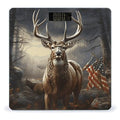 Deer Hunting Season Scale for Body Weight Accurate Digital Bathroom Scale Toughened Glass High Precision Scales Smart Weight Scales with Large LCD Backlight Display Weighing Machine