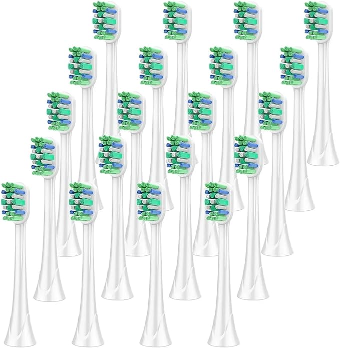 Replacement Toothbrush Heads Compatible for Philips Sonicare Control HX9023/65 HX9044 HX9054 Electric Brush Head(20 Pcs)