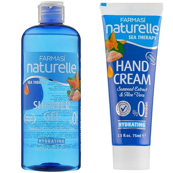 Farmasi Sea Therapy Set: Farmasi Seatheraphy Hand Cream &amp Farmasi Sea Therapy Shower Gel