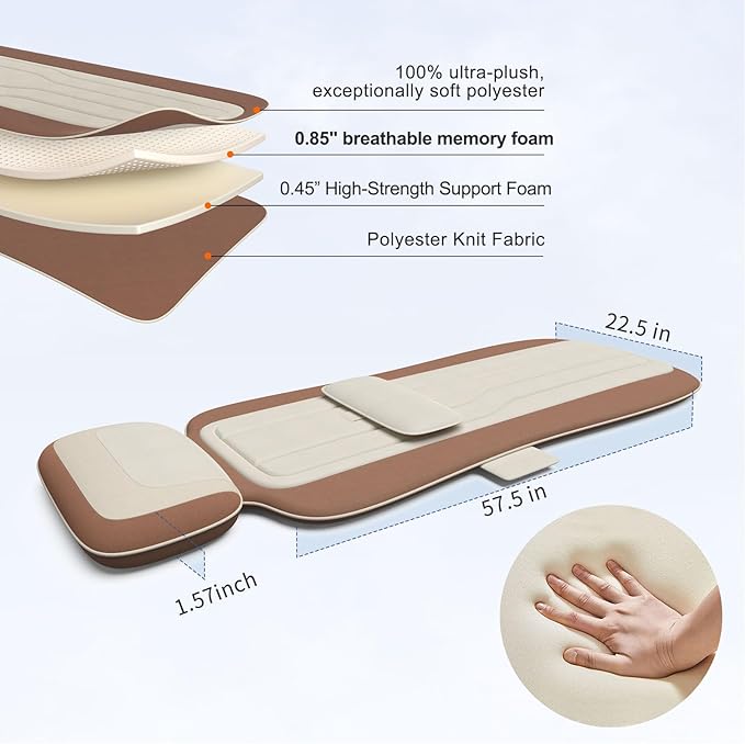 Vibration Massage Mat with Heat Full Back Heating &amp Lumbar Traction Back Massage Chair Pad for Seniors Office Workers &amp Family 3 Intensities &amp 2 Heat Levels Fatigue &amp Pain Relief