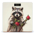 Funny Raccoon Scale for Body Weight Accurate Digital Bathroom Scale Toughened Glass High Precision Scales Smart Weight Scales with Large LCD Backlight Display Weighing Machine
