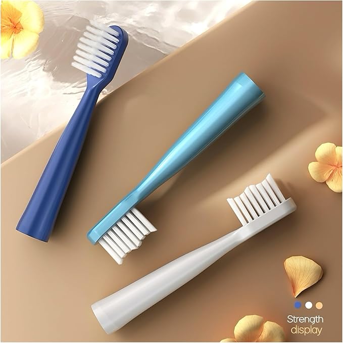 16pcs Replacement Toothbrush Heads Compatible for S12/HYUNDAI XM-806/ACA ALY-HYS01W/TSOP/Royalstar/INPHIC Electric Bristles(16pink)